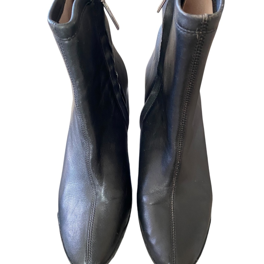 NEW GORGEOUS Buttery Leather Corso Como 7.5 Black Booties - Picture 4 of 5